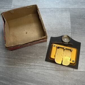 Vintage Mansfield Junior 8 & 16 mm FILM SPLICER Mansfield Chicago Butt Splicer